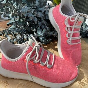 Adidas Athletic Aero Pink Tubular low top Shadow sneaker Running shoe size 7.5